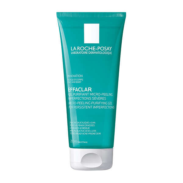 3337875708265-1-2 La Roche-Posay Effaclar Gel Purifiant Micro-Peeling Peau Grasse Acnéique | 200ml – Image 1