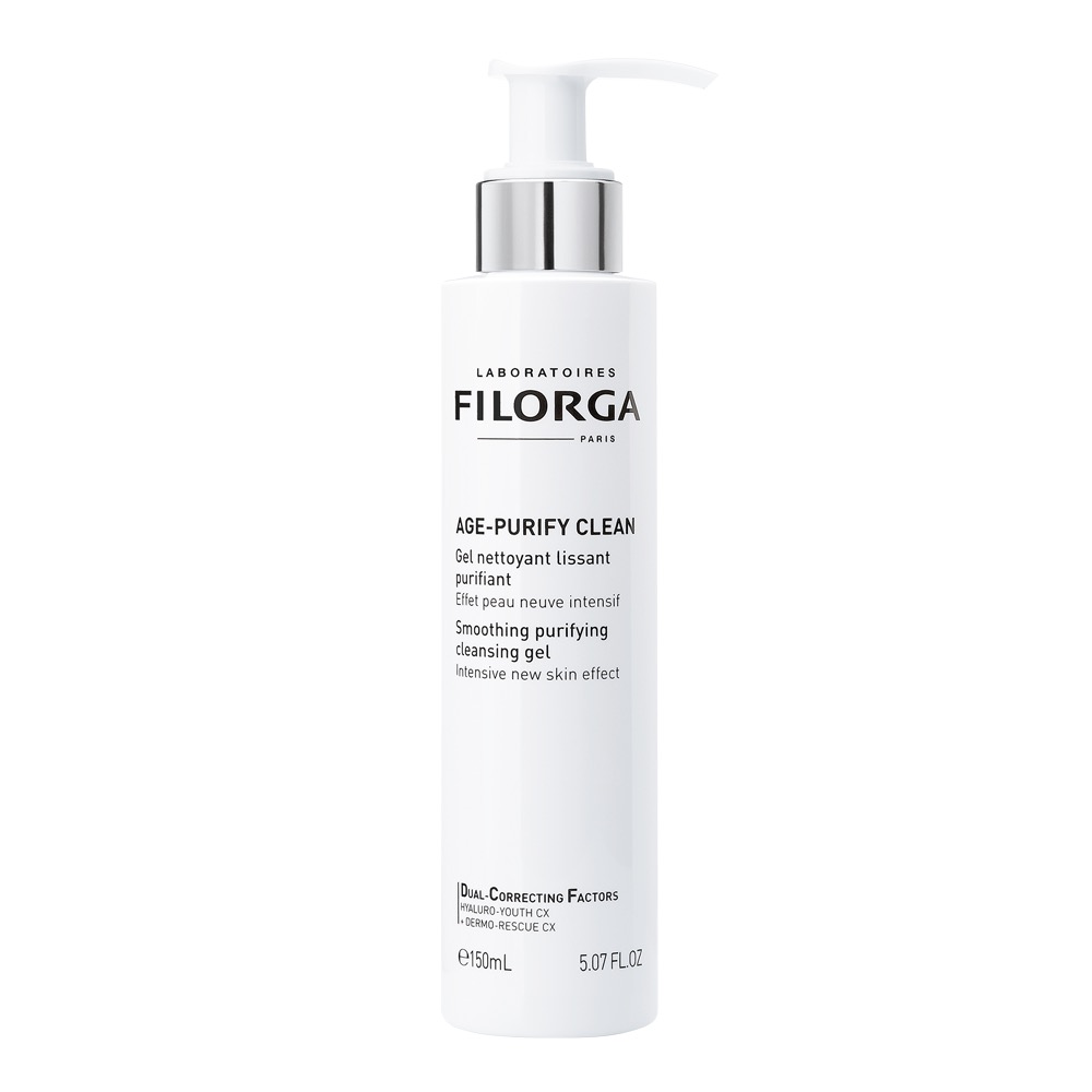 3540550009636_1PNG-1 FILORGA AGE-PURIFY CLEAN - Gel nettoyant visage anti rides et anti imperfections 150ml – Image 1