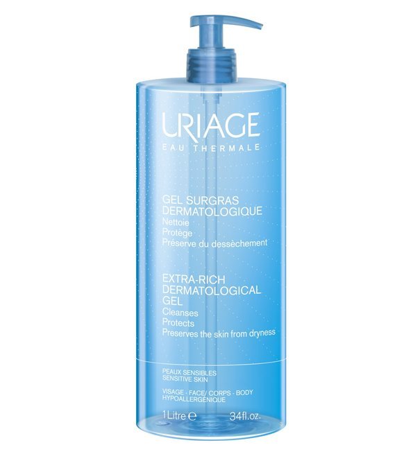 3661434002960-1-2 Uriage Gel Surgras liquide dermatologique - 1 L – Image 1