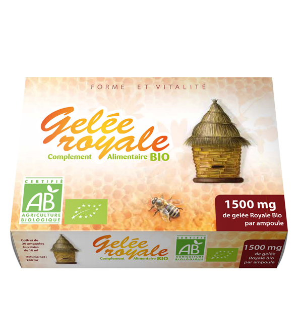 3700216206773-1-2 Gph Diffusion Gelée Royale Bio - 20 Ampoules 1500 mg – Image 1