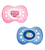 Dodie - Sucette forme anatomique silicone nuit (6M +) N°17 – Image 2