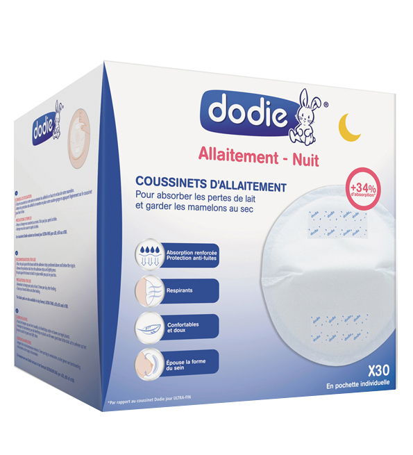 3700763501376-1-1 Dodie - Coussinets d’allaitement nuit (x30) – Image 1