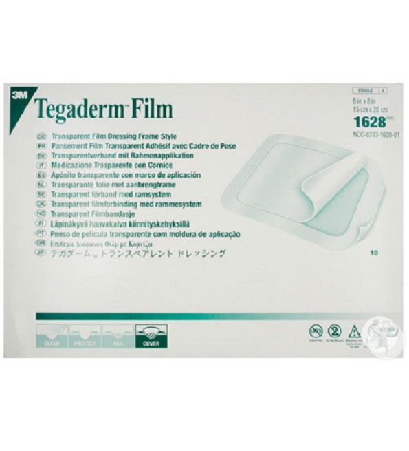 3m-tegaderm-film-pansement-transparent-15x20cm-2 TEGADERM Pansement film Transparent avec Cadre 5 x 20 cm – Image 1