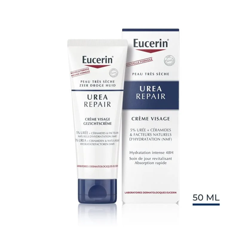 4005800350443-im1-2 EUCERIN UreaRepair CRÈME VISAGE 5% D'URÉE – Image 1