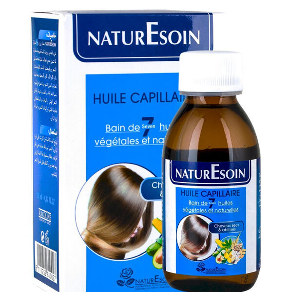 NaturEsoin Huile Capillaire 7 Bain d'Huiles Végétales - 125 ml