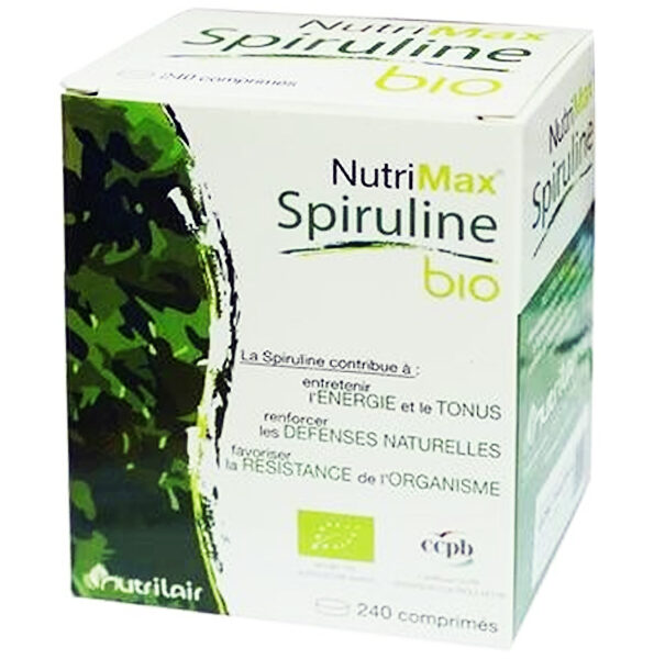 Nutrimax Spiruline Bio - 240 Comprimés