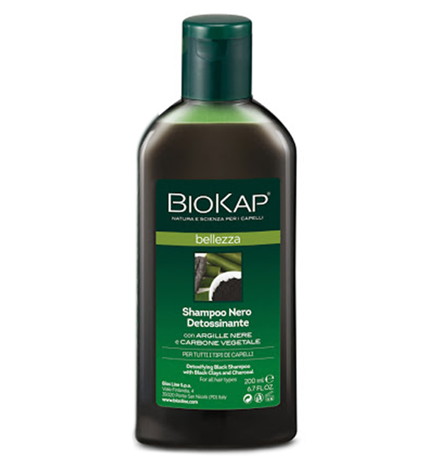 8030243019554-2-1-2 Biokap - Shampoing noir detoxifiant Belleza - 200 ml – Image 1
