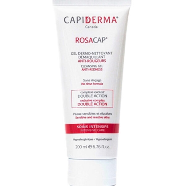 Capiderma - Rosacap gel derme-nettoyant démaquillant anti-rougeurs - 200 ml