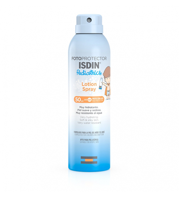 8429420139336-1-1-2 ISDIN Fotoprotector lotion spray pediatrics spf50 250ml – Image 1