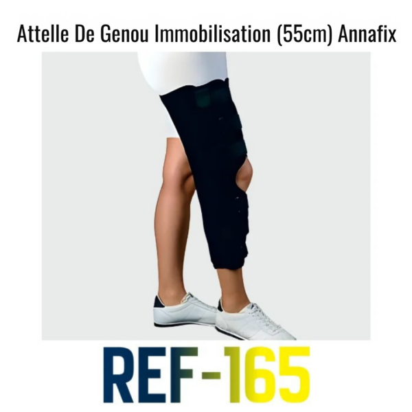 ANNAFIX Attelle de Genou Immobilisation (55cm) REF-165