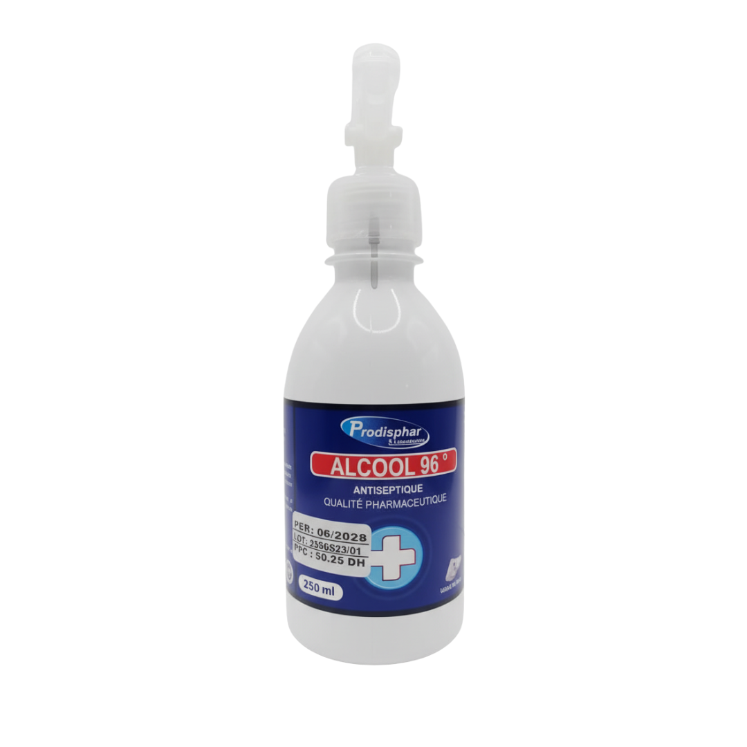 Alcool-96-Spray-250ml-Prodisphar-1-2-2 Alcool 96% spray 250ml prodisphar – Image 1
