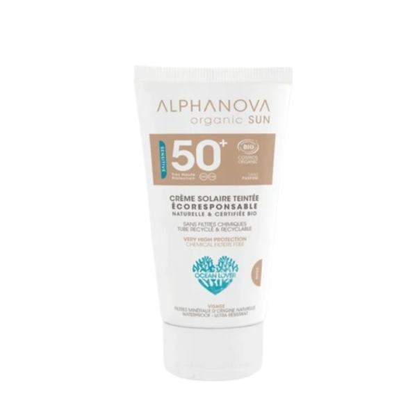 Alphanova Sun Creme Solaire Teinte Spf50+ 50g