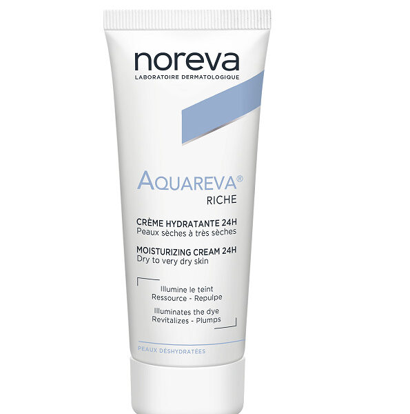 NOREVA AQUAREVA CRÈME HYDRATANTE 24H RICHE 40 ml
