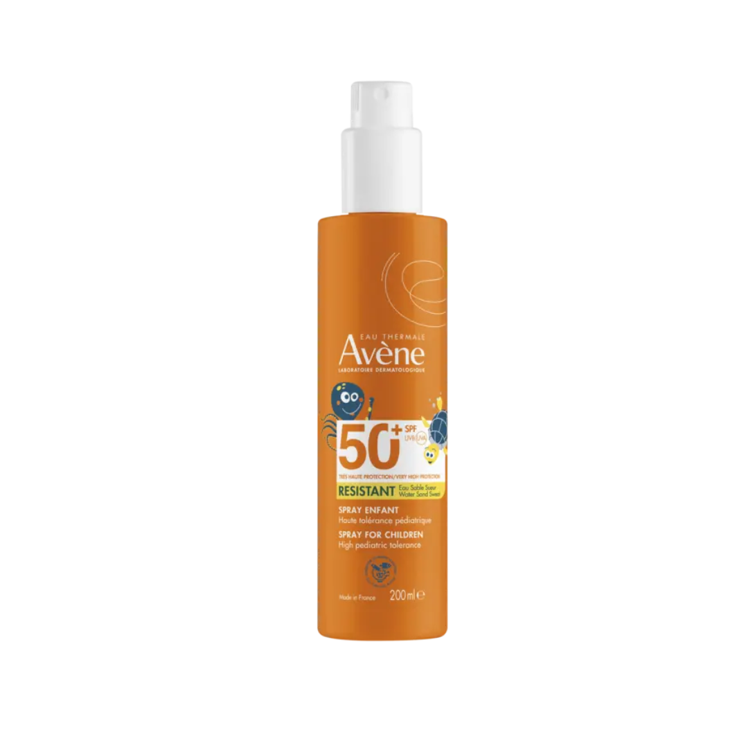 Av-Ecran-Solaire-Resistant-Spray-Enfant-spf50-200ml-3 Eau Thermale Avène - Spray enfant SPF 50+ 200 ml – Image 1