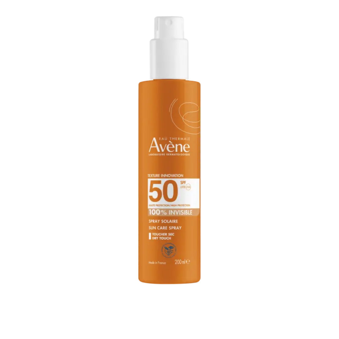 Av-Ecran-Solaire-Spray-Invisible-spf50-200ml-3 Eau Thermale Avène Spray Solaire - Très Haute Protection Spf 50+ - 200ml – Image 1
