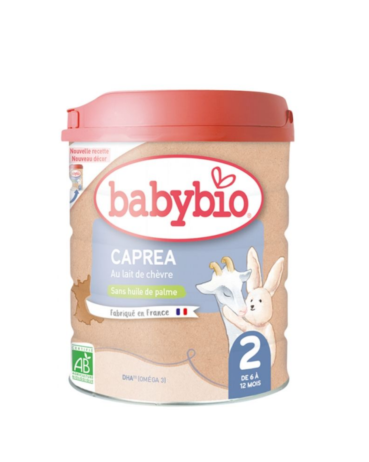 Babybio-CAPREA-2-au-Lait-de-Chevre-800G-1 Babybio CAPREA 2 au Lait de Chèvre 800G – Image 1