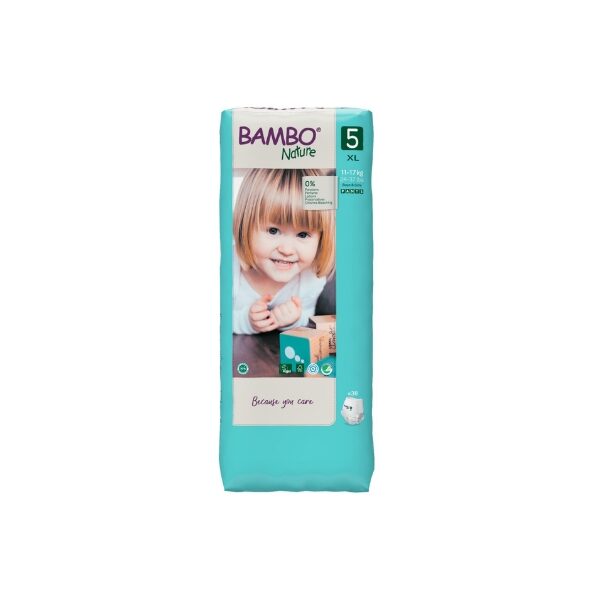 Bambo Nature Culotte d'apprentissage T5 XL 11-17Kg/38 Unités
