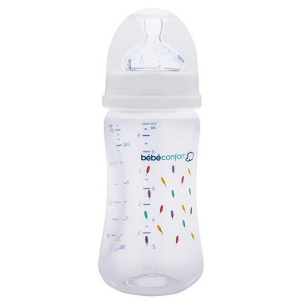 Bebe Confort - Biberon Maternity en verre 270 ml - Indians Blanc (0-12M +)