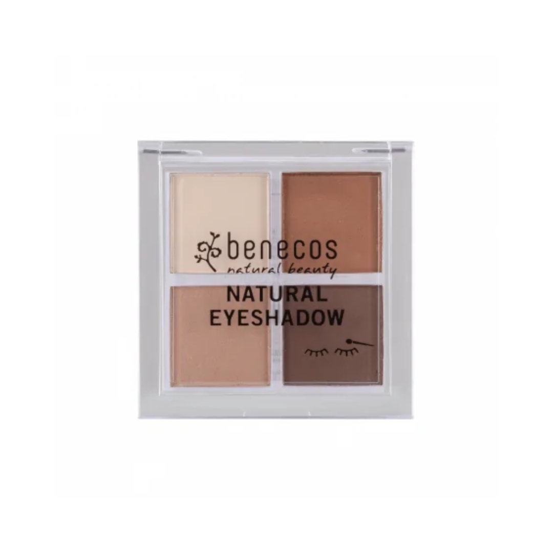 Benecos-natural-quatro-eyeshadow-coffee-cream-8g Benecos Natural Quatro Eyeshadow Coffee & Cream 8g – Image 1