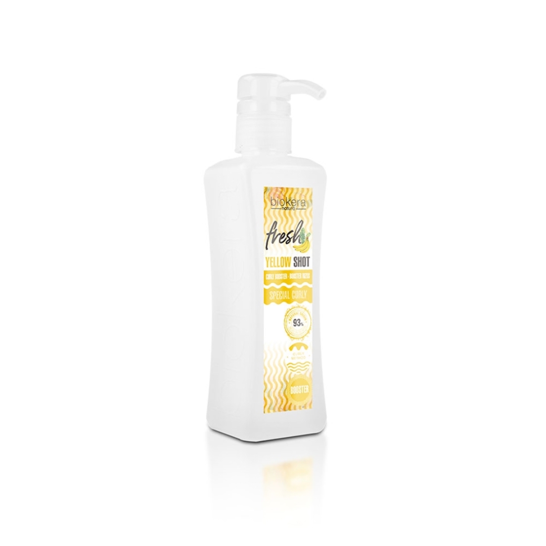 Biokera-Fresh-yellow-shot-Curly-Booster-300ml-2 Biokera Fresh yellow Shot Curly Booster 300ml – Image 1