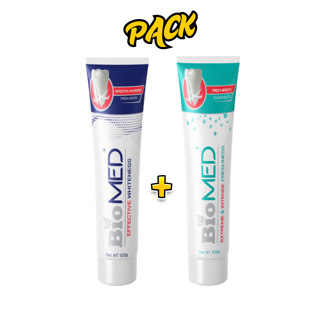 Biomed-Pack-Dentifrice-Dent-Effective-100gDent-Extreme-100g-2 Biomed Pack Dentifrice Effective 100g + Dentifrice Extreme 100g – Image 1