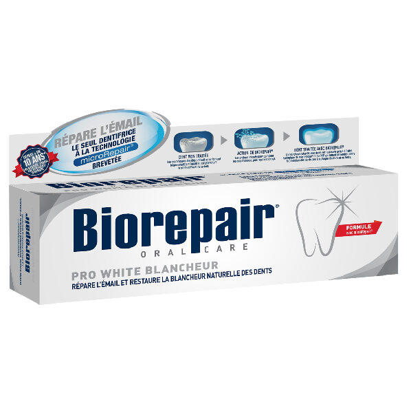 Biorepair Dentifrice Pro White 75ml