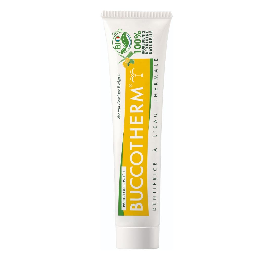 Buccotherm-Dent-Prevention-caries-Citron-75ml-2 Buccotherm Dentifrice Prevention caries Citron 75ml – Image 1