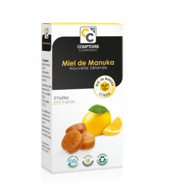 COMPTOIRS-ET-COMPAGNIES-PASTILLE-MANUKA-CITRON-22G-2 COMPTOIRS ET COMPAGNIES PASTILLE MANUKA CITRON 22G – Image 1