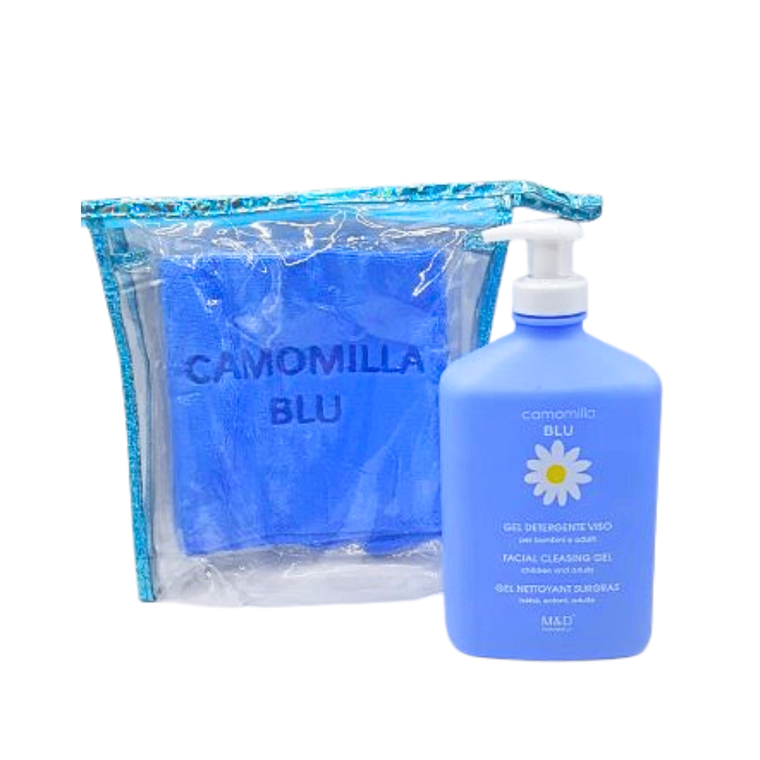 Camomilla-Blu-gel-Nett-surgras-500ml-Serviette-Trousse-2 Camomilla Blu Gel Nettoyent Surgras 500ml+ Serviette Trousse – Image 1