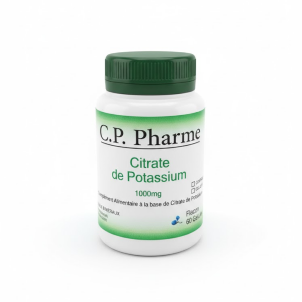 Citrate De Potassium 1000mg 60 gelules