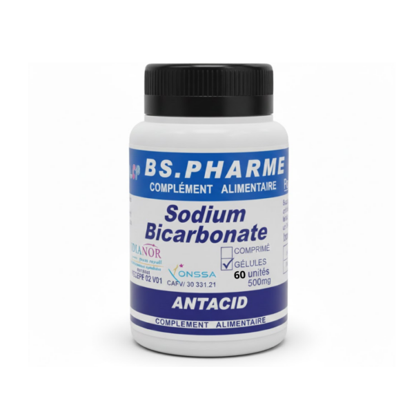 Completpharm Bicarbonate de Sodium 500mg 60 Gelules