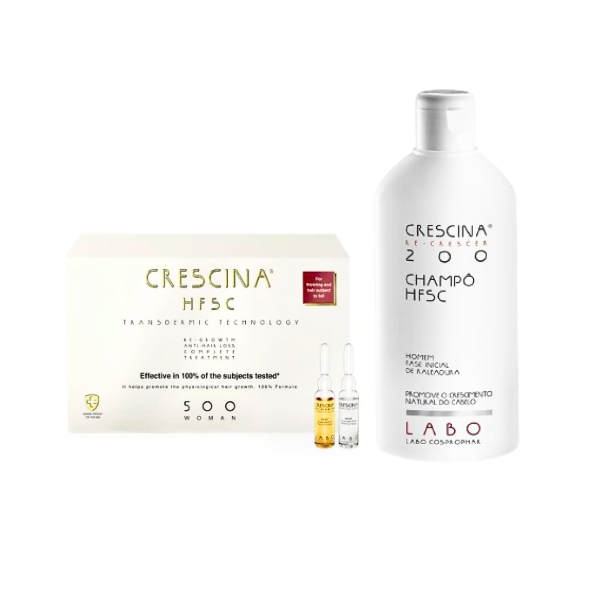 Creshina HFSC Transdermic 500 Woman+Shampoo Woman 200ml Pack