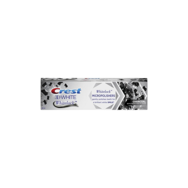 Crest 3D White Dentifrice Whitelock Charcoal 88ml