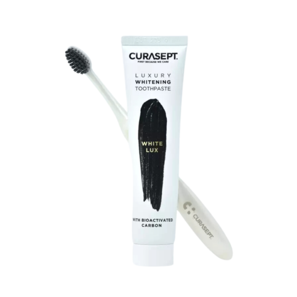 Curasept Dentifrice White Luxury 75ml+ Brosse a Dent PACK