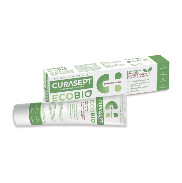 Curasept Dentifrice naturel bio EcoBio 75mL