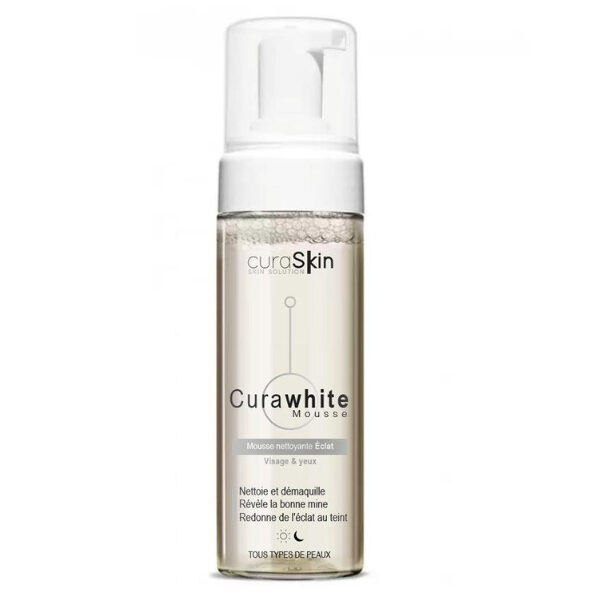 Curaskin Curawhite Mousse Nettoyant Eclat 150ml