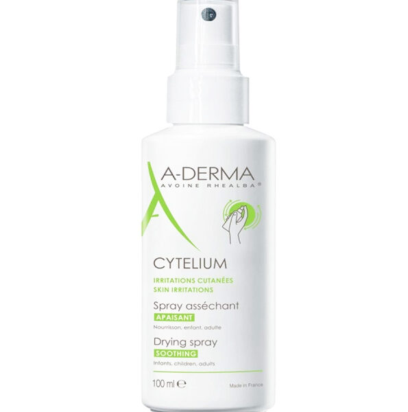 A-DERMA — CYTELIUM SPRAY ASSÉCHANT APAISANT — Spray asséchant — CYTELIUM 100 ml