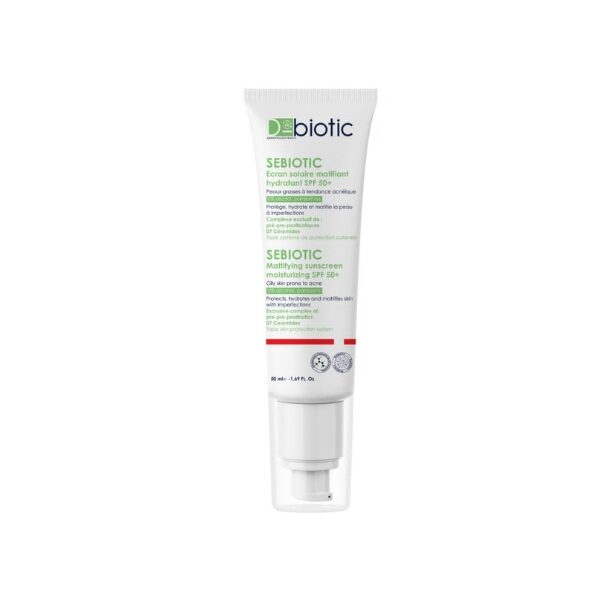D-Biotic Sebiotic Ecran Solaire Matifiant spf50+ 50ml