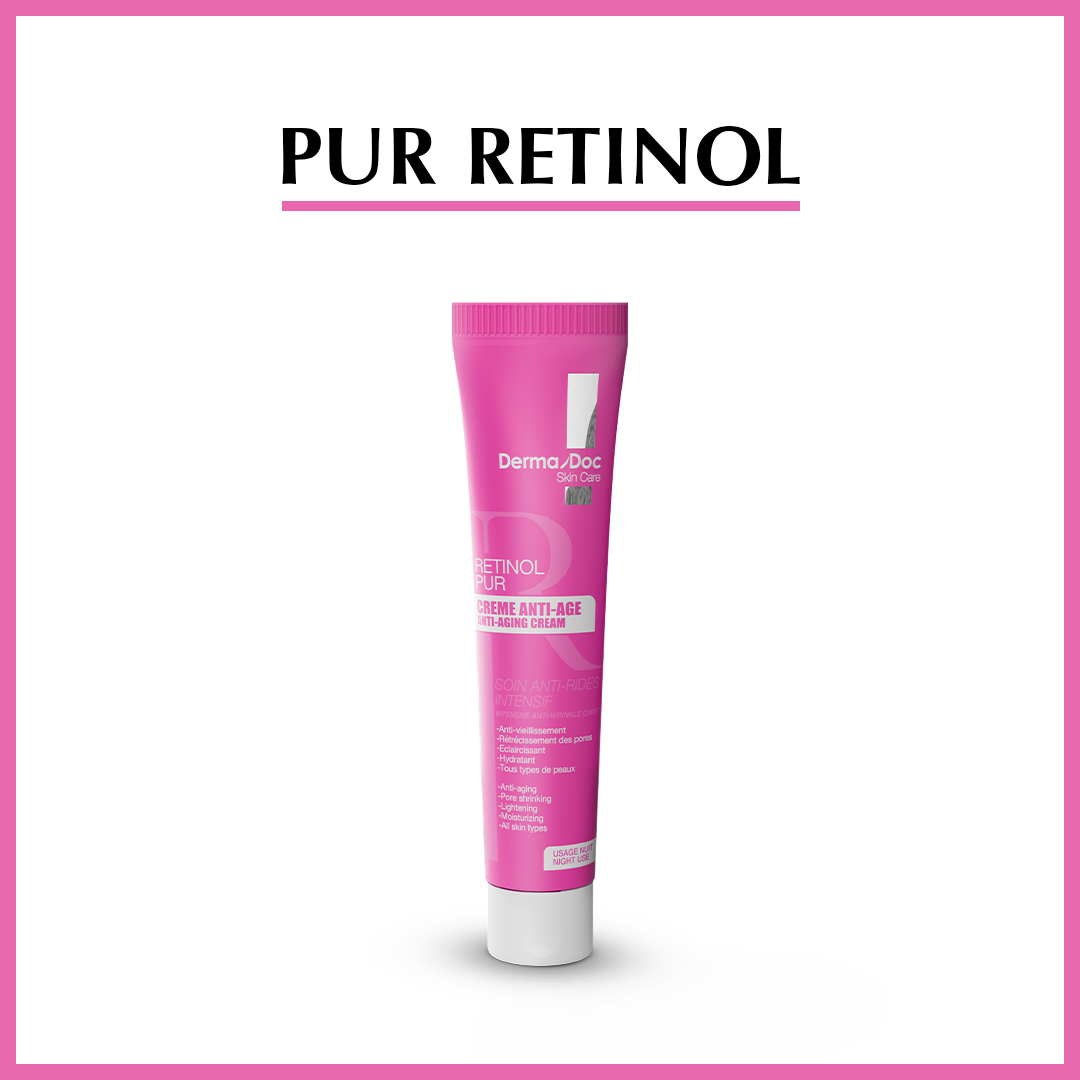 DERMADOC-PurRetinol-2 DermaDoc Rétinol Pur Creme Anti Age 40ml – Image 1