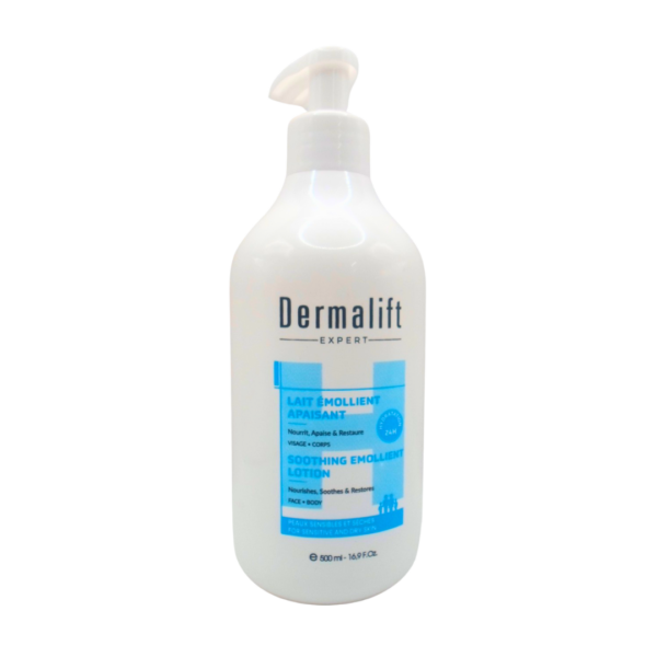 Dermalift Lait Corporel Emollient Apaisant 500ml