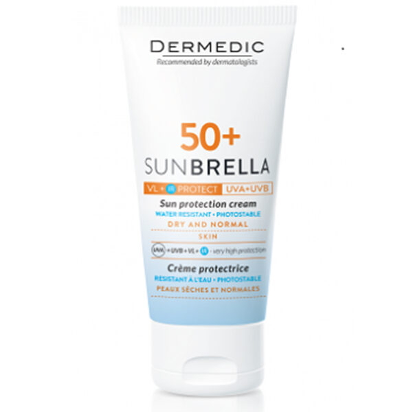 Dermedic Sunbrella Creme Spf50+ Peau seches et Normales 50ml