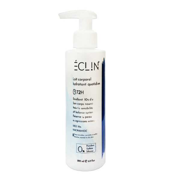 Eclin Lait Corporel Hydratant Quotidien 72h 200ml