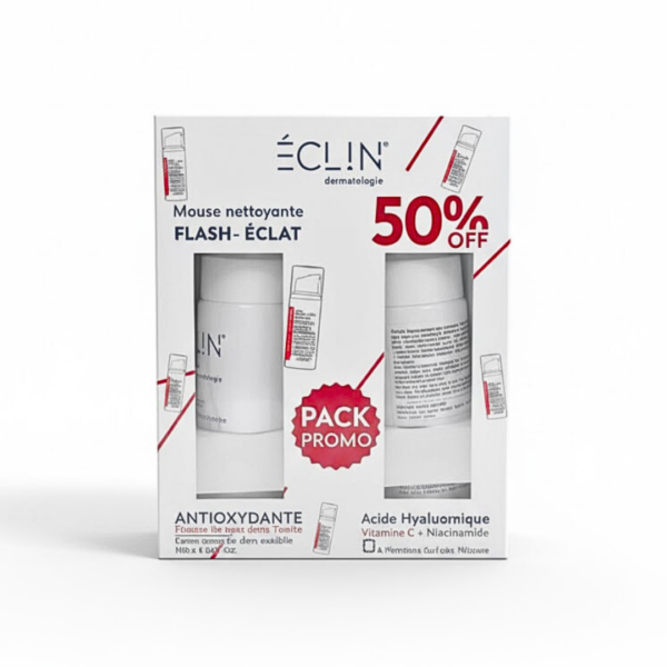 Eclin Mousse Nettoyante Eclat Pack Promo"2eme-50%"