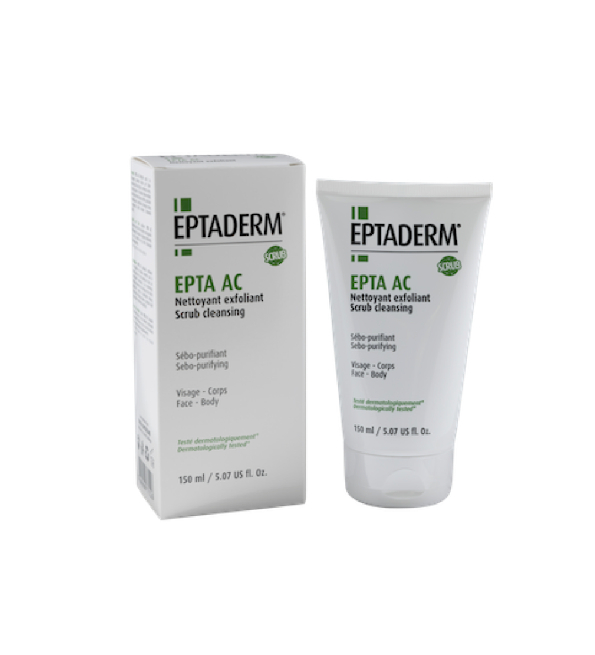 Epta-AC-Nettoyant-exfoliant-150ml-1-1 Epta AC Nettoyant exfoliant 150ml – Image 1