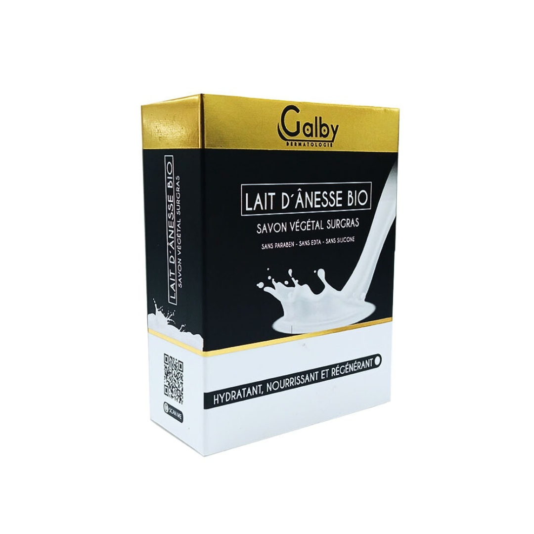 Galby-Lait-Danesse-savon-surgras-100g-2 Galby Lait D'anesse Savon Surgras 100g – Image 1