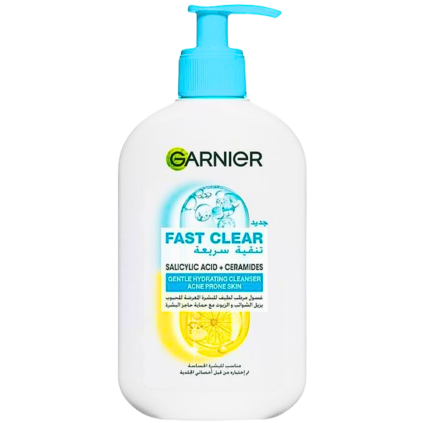 Garnier Fast Clear Gentle Cleanser 250ml