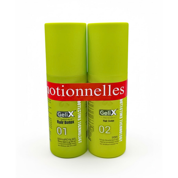 Gelix Duo Pack " Hair Botox shampoing 01+Hair Botox Keratin 02"