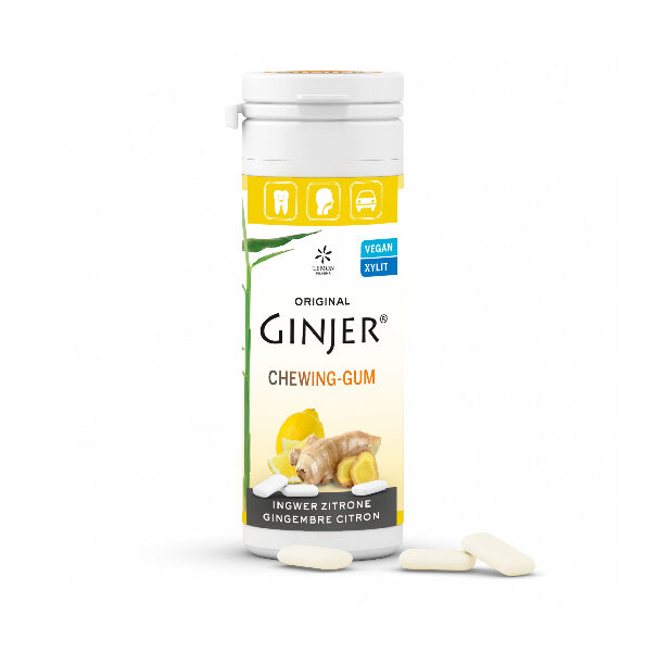 Lemon pharma ginjer chewing gum citron 30gelules