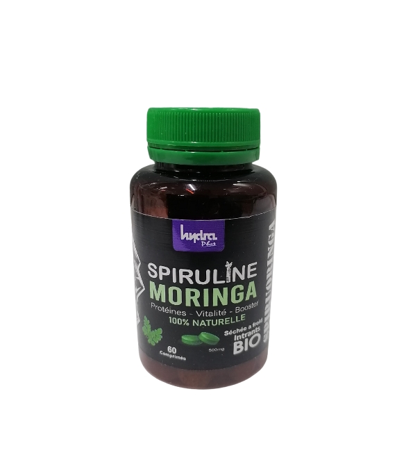 HYDRA-PLUS-4-2 Hydra plus Spiruline Moringa 120 Comprimes – Image 1