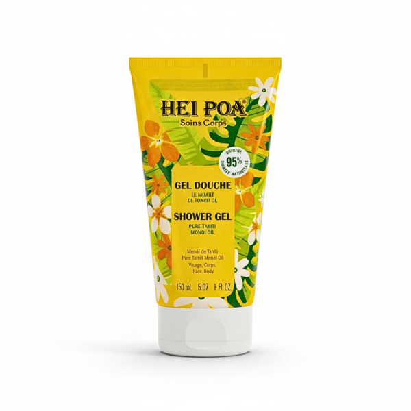 Hei Poa Gel Douche Au Monoi Tahiti AO Visage&Corps 150ml